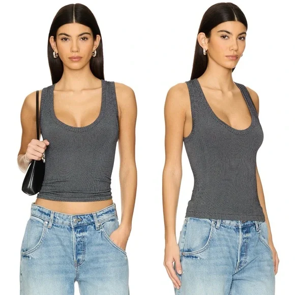 Free People x Intimately FP Clean Slate Tank Grey - Picture 1 of 4